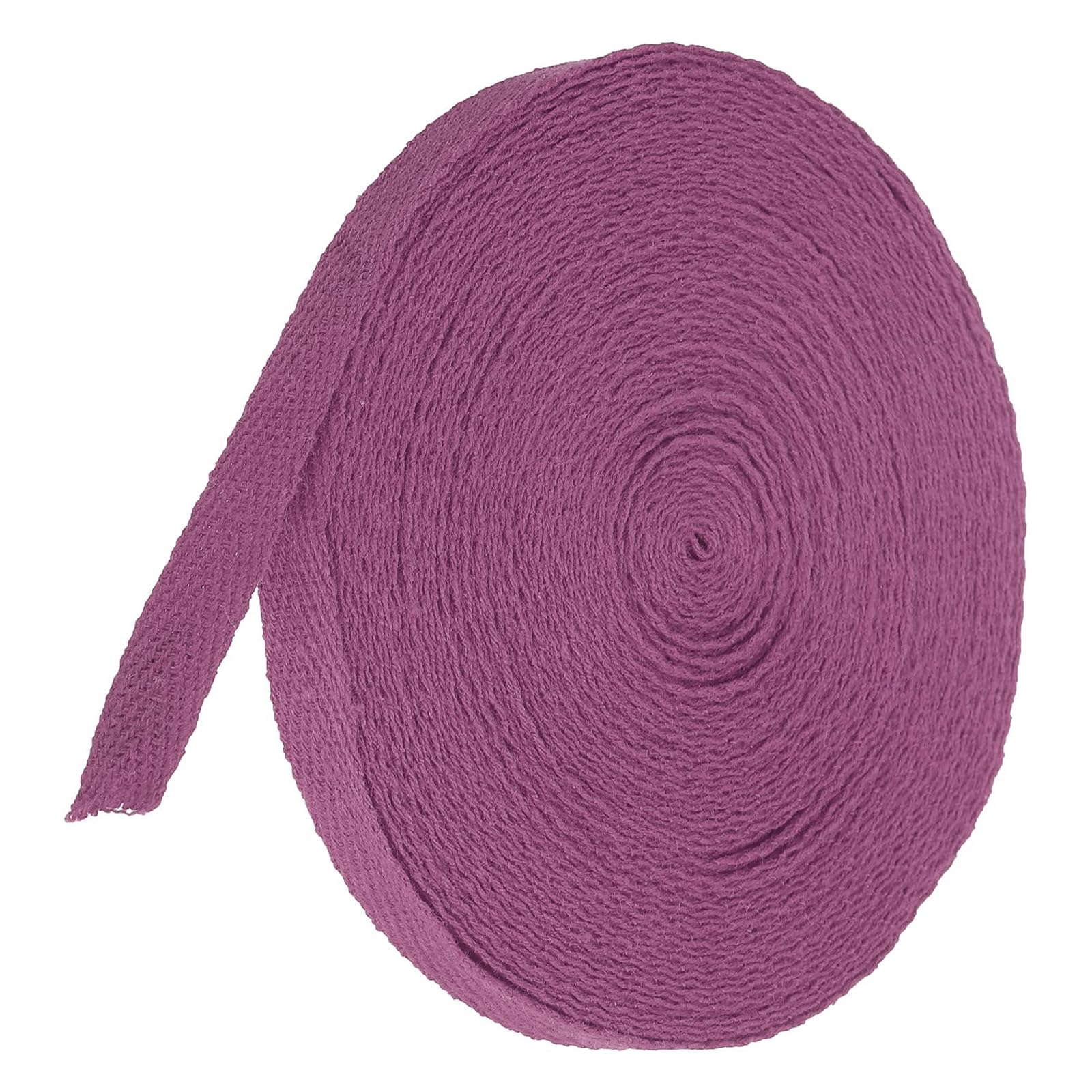 TA-VIGOR Cotton Twill Tape 10mm x 10 Yards Herringbone Webbing Purple Red