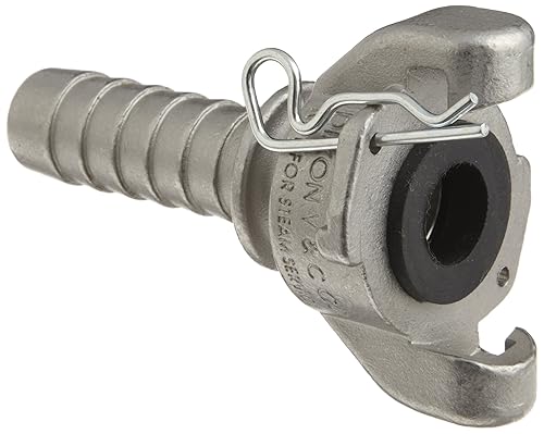 Dixon Air King RAM6 - Manguera de aire de acero inoxidable 316, acoplamiento universal de 2 lengüetas, extremo de manguera de 34 pulgadas