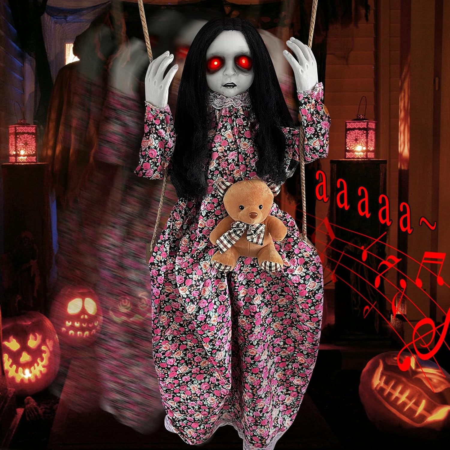 Halloween Decorations Outdoor, 4FT Hanging Swinging Kuwait