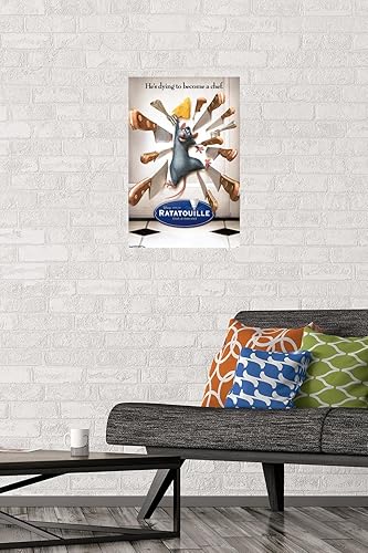 Vista 38 de Trends International Disney Pixar Ratatouille - One Sheet Wall Poster, 22.375" x 34", Black Framed Version