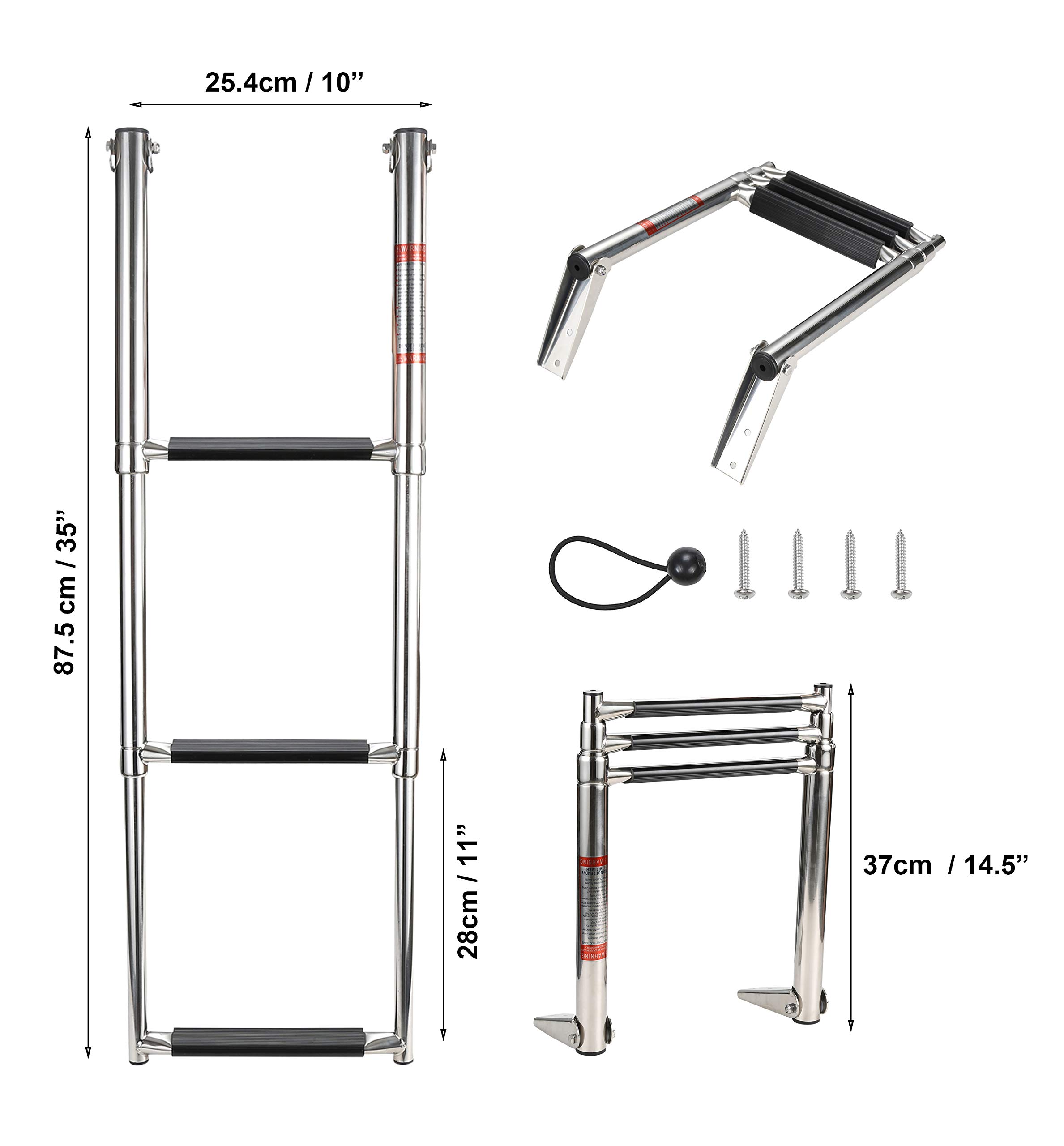 marine 35 boat ladder yacht pool deck dock