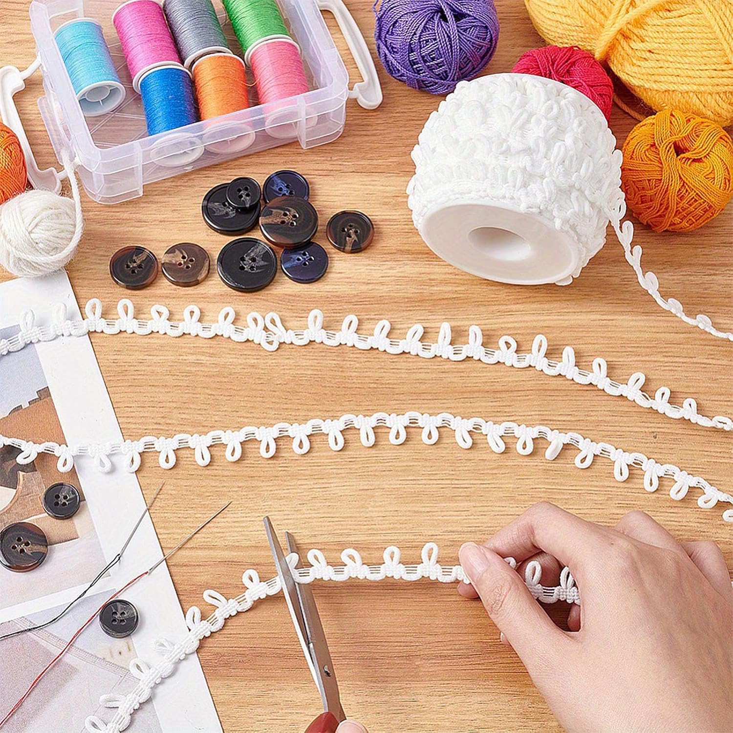Sewing Collar Closure 20Yard Long Elastic Button Straps Polyester Elastic Cord Tie for Dress Shirt Hat Sewing Project Shirt Collar Button Straps Adjuster
