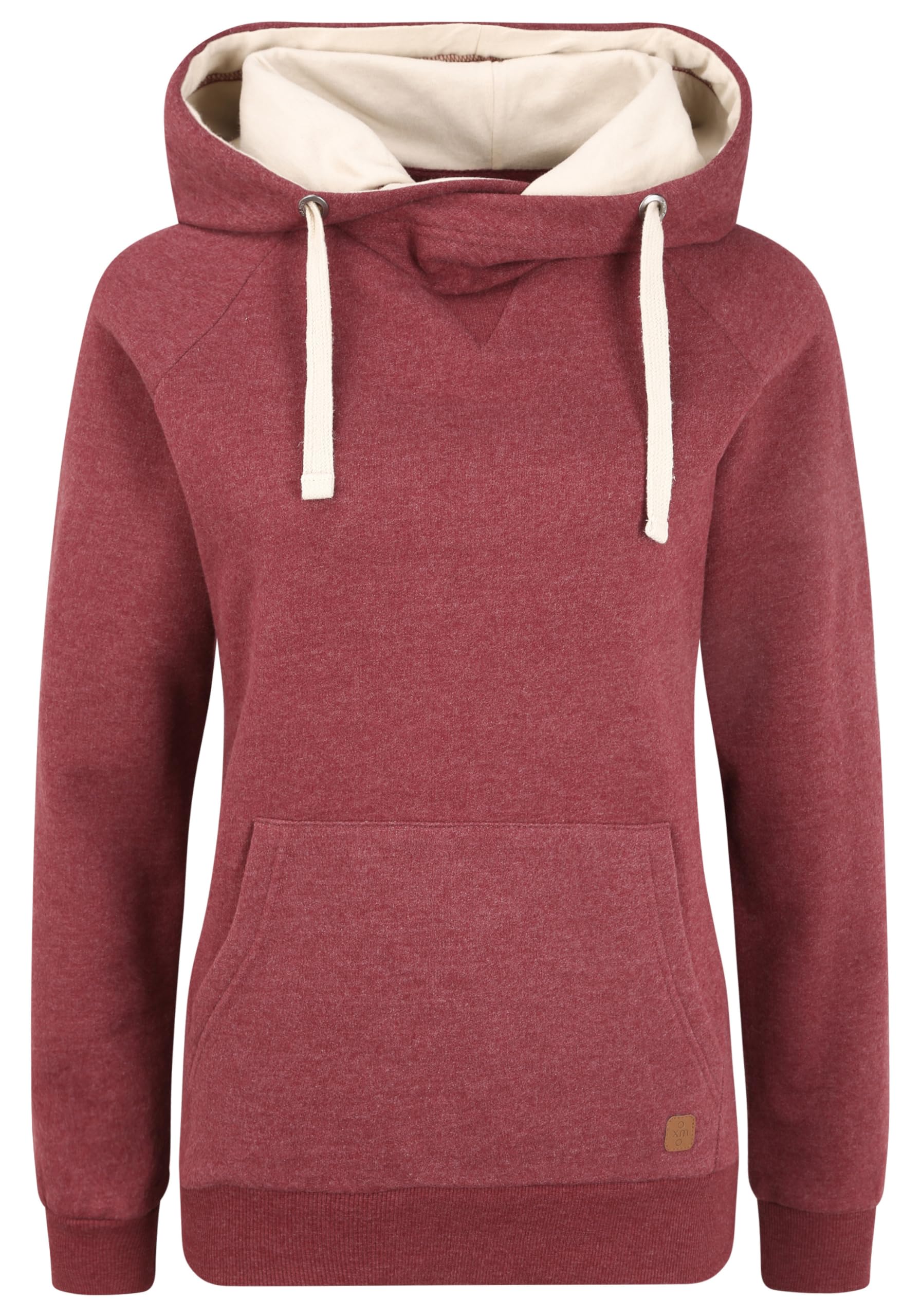 OXMO OXJulia Damen Kapuzenpullover Hoodie Pullover mit Kapuze Kordel Kängurutasche Baumwollmischung Regular fit