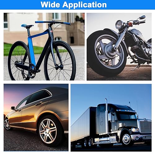 Miniatura 5 de ATsafepro Medidor de presión de neumáticos de lápiz (5-50PSI y 10-75PSI), boquilla de aleación de zinc sellada y cuerpo de tubo de aluminio,