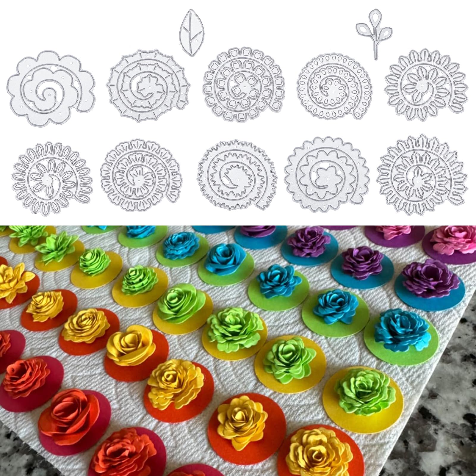 YunTrip - Fustelle per realizzare biglietti, motivo: luna fatata e luna, in metallo, per fai da te, scrapbooking, album, goffratura, foto, artigianato, carta decorativa