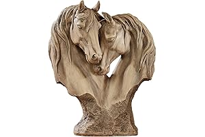 A Touch of Class: Loving Horses Table Sculpture
