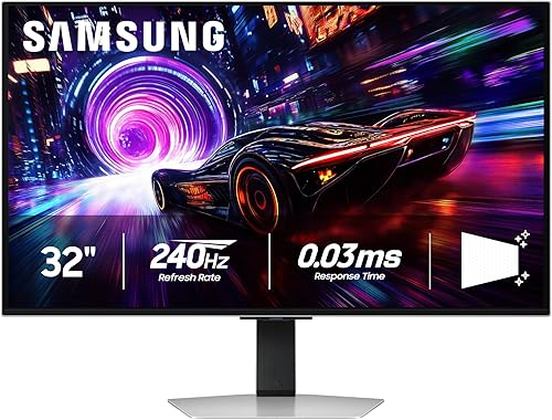 SAMSUNG Odyssey QD-OLED G8 (G81SF), 4K, 240Hz, monitor para juegos, tiempo de respuesta de 0.03 ms, DisplayHDR True Black 400, AMD FreeSync Premium