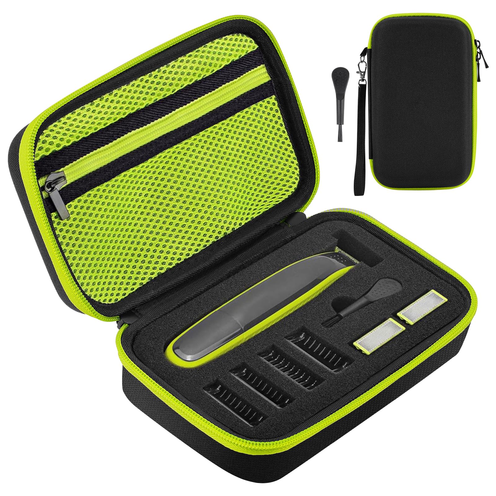 Case for Philliips O Blade QP2520/30/70/90, QP2620/30, QP2724, QP2824/30/34, QP6550 Electric Shaver Protective Case, EVA Hard Case with Sponge, Leather, Modern