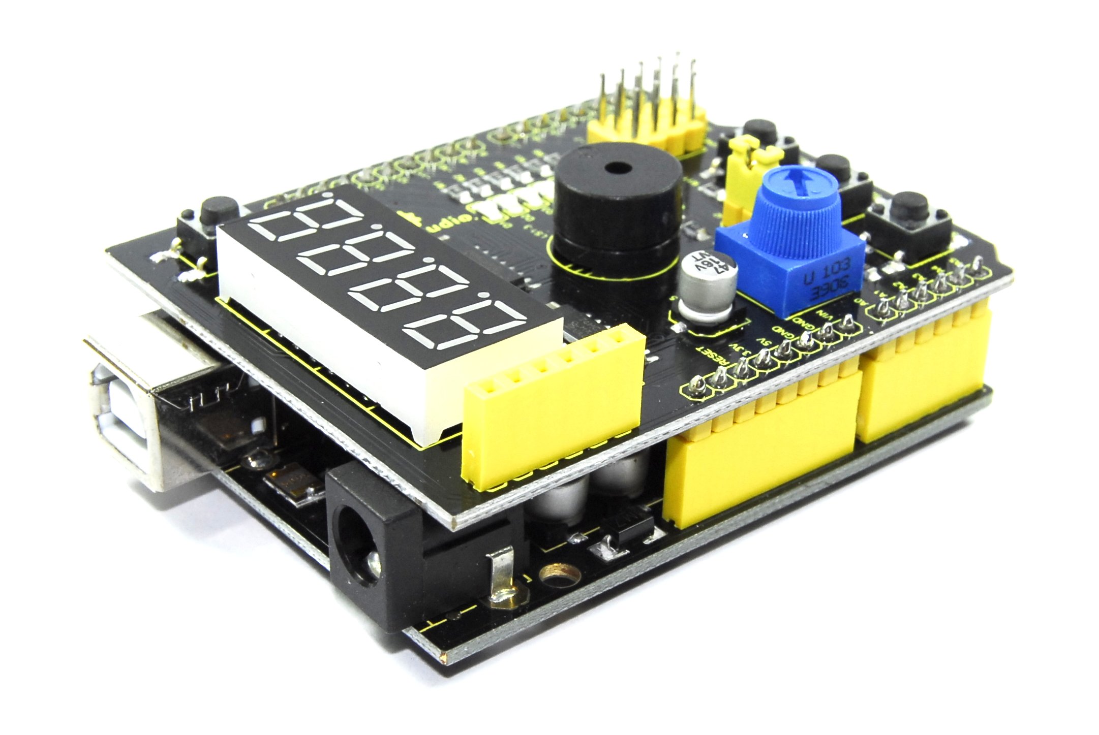Arduino Shield Mit 7-Segment-Display Keyestudio Multi-Purpose Shield V1 ...