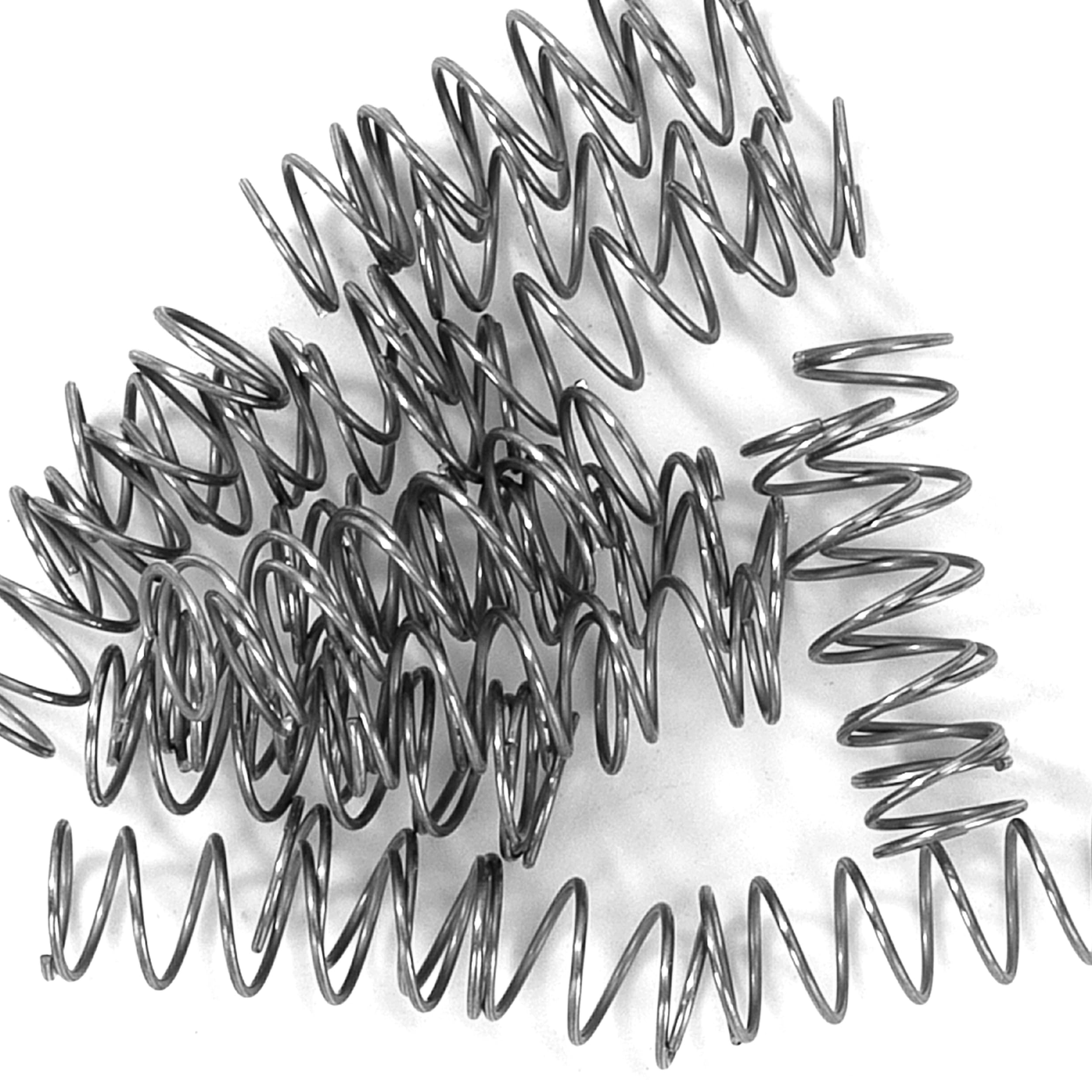 Sprężyny ściskające 10 mm sprężyna ze stali nierdzewnej 304 średnica drutu 0,29 mm średnica zewnętrzna 4 mm siła sprężyny 0,18 kg 20 sztuk