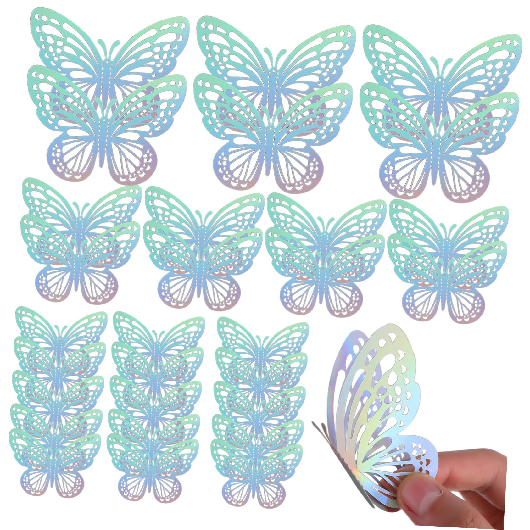Uonlytech 288stücke Schmetterling Wandaufkleber Abnehmbare Wanddekoration Für Partys Hochzeiten Und Räume Einzigartige Schmetterlings Wanddeko Für Farbenfrohes