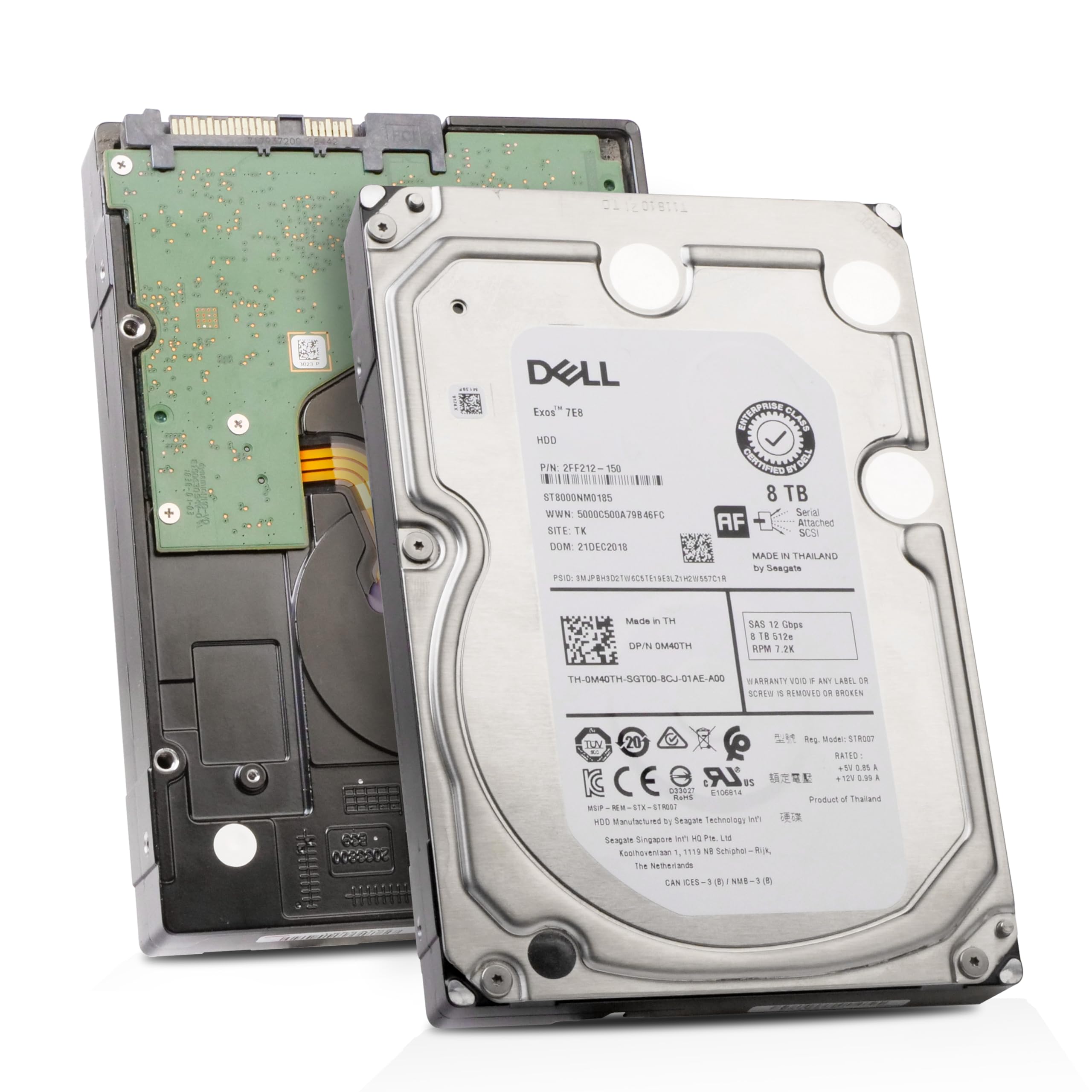 Amazon.com: Dell/Seagate Exos 7E8 ST8000NM0185 8TB 7.2K RPM SAS
