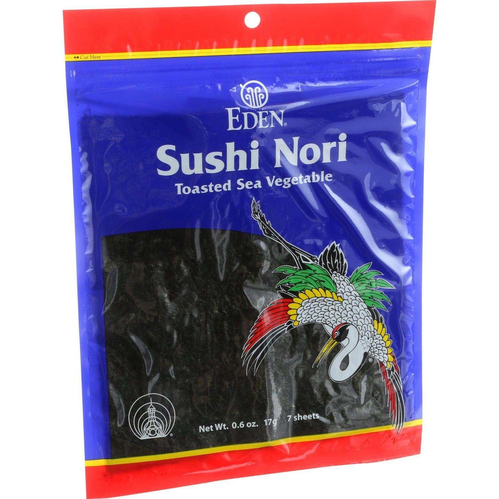 Eden Foods - Sushi Nori Toasted Sea Vegetable - 7 Piece(s)