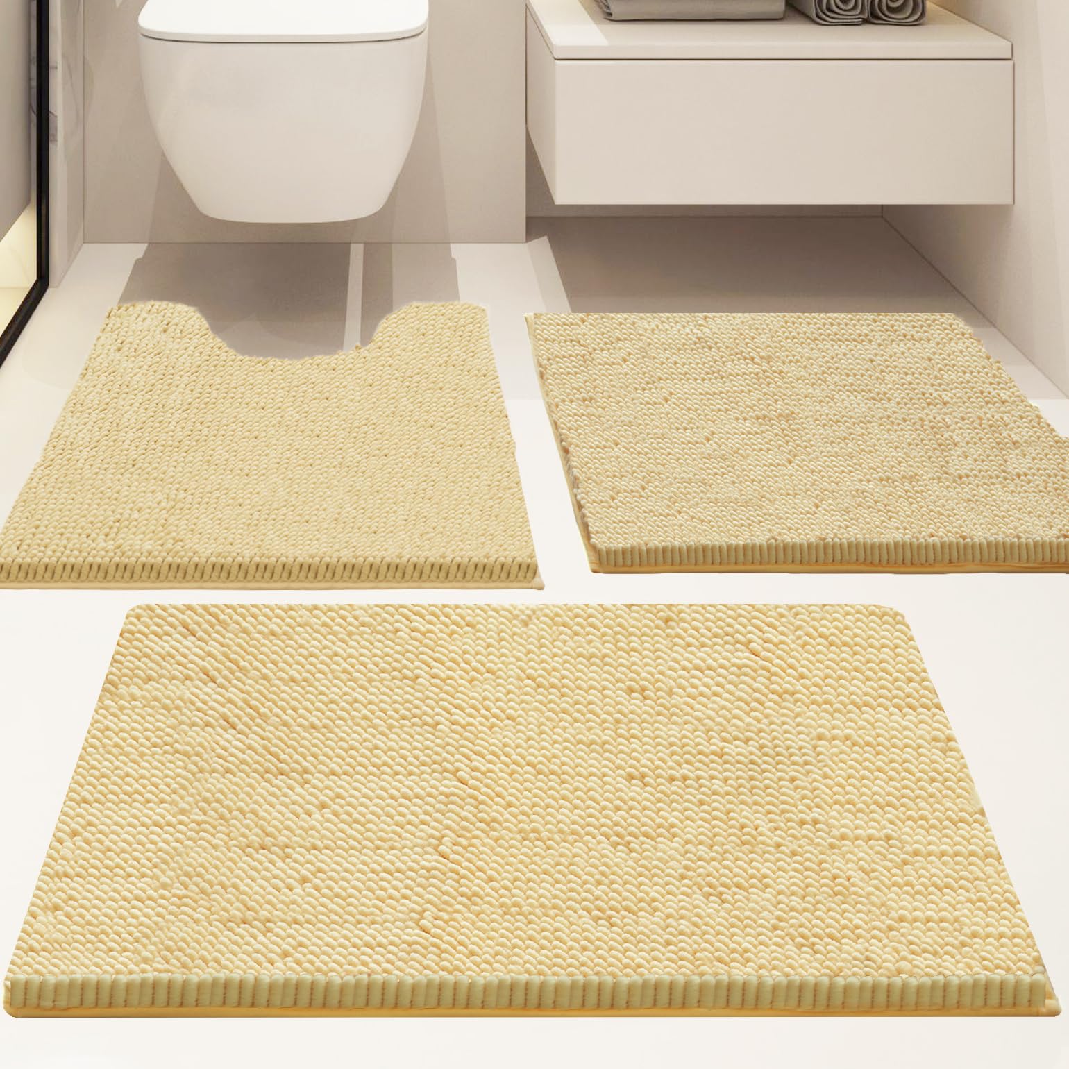 Tapis de salle de bain Chenille