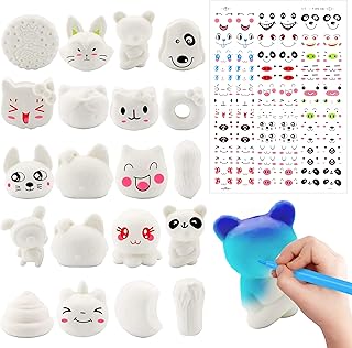 GROBRO7 20 Piece Squishy Toy Set for Children, Kawaii Slow Rising Animal Fruit Squeeze Toy Cute Soft Creamy Stress Relief Toy for Bags Birthday Gifts Price