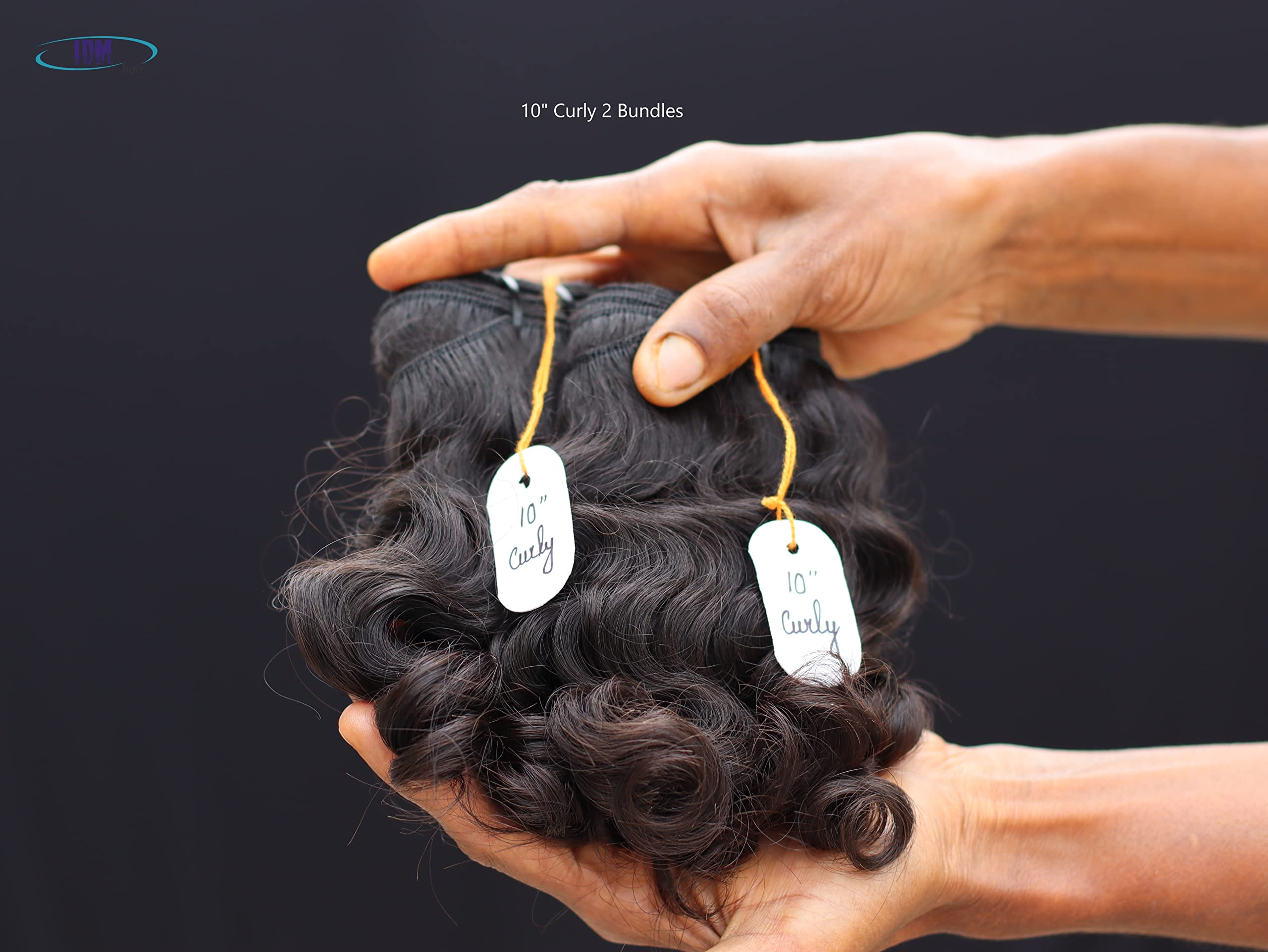 Raw Indian Curly hair 2 bundles of 10”,human hair Amazon.com : IDM Natural Raw Indian Hair Weft Bundles, Soft  main image 4