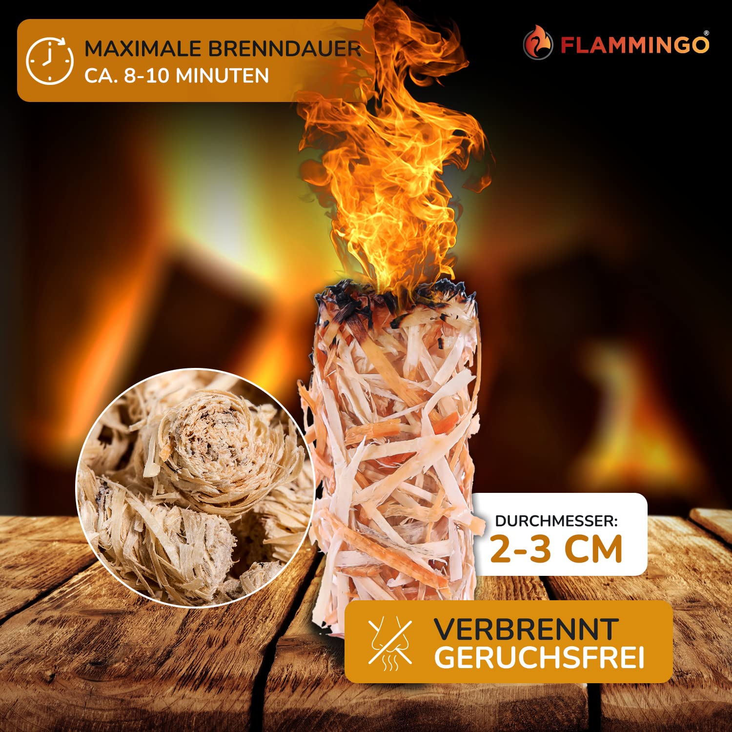 Panorama24 10 kg Kamin-Anzünder und Grill-Anzünder ca. 800 Stück (Ofen-anzünder, Anzündwolle, Anzündhilfe) aus Bio Holz-Wolle und Wachs - schnell und umweltfreundlich