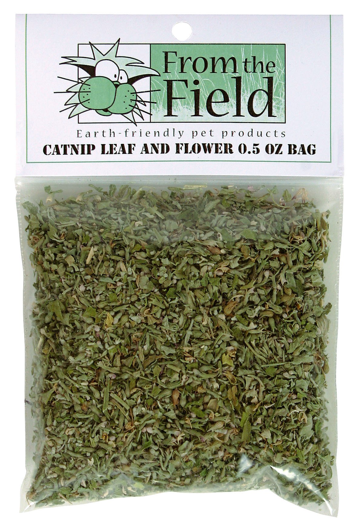 0.5 oz Organic Catnip Leaf and Flower | Fresh USA-Grown Catnip for Cats & Kittens | Resealable Bag for Potency & Long-Lasting Play | Safe Natural Cat Treat for Toys & Scratching Posts