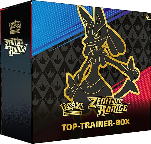 Pokémon Zenit der Könige Lucario Top Trainer Box, Multicolore, 17,1