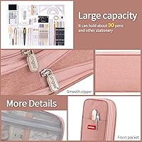 Vista 41 de EASTHILL - Estuche grande de lápices, bolígrafos para niñas adolescentes, Verde