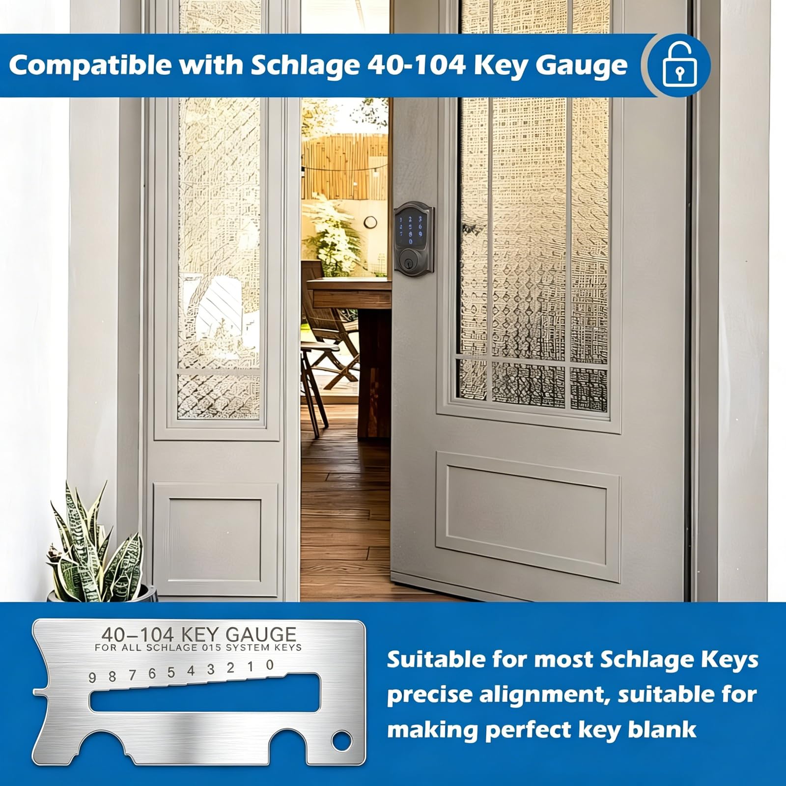 Schlage Key Gauge - Re Keying Tool -4