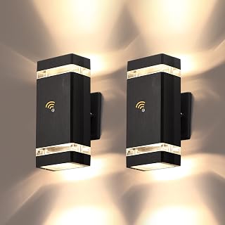LMP Dusk to Dawn Outdoor Lighting,Aluminum IP65 Waterproof Wall Porch Light
