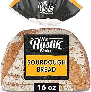 The Rustik Oven Sourdough Bread, Bread Free From Artificial Colors and Flavors, 16 Oz Loaf