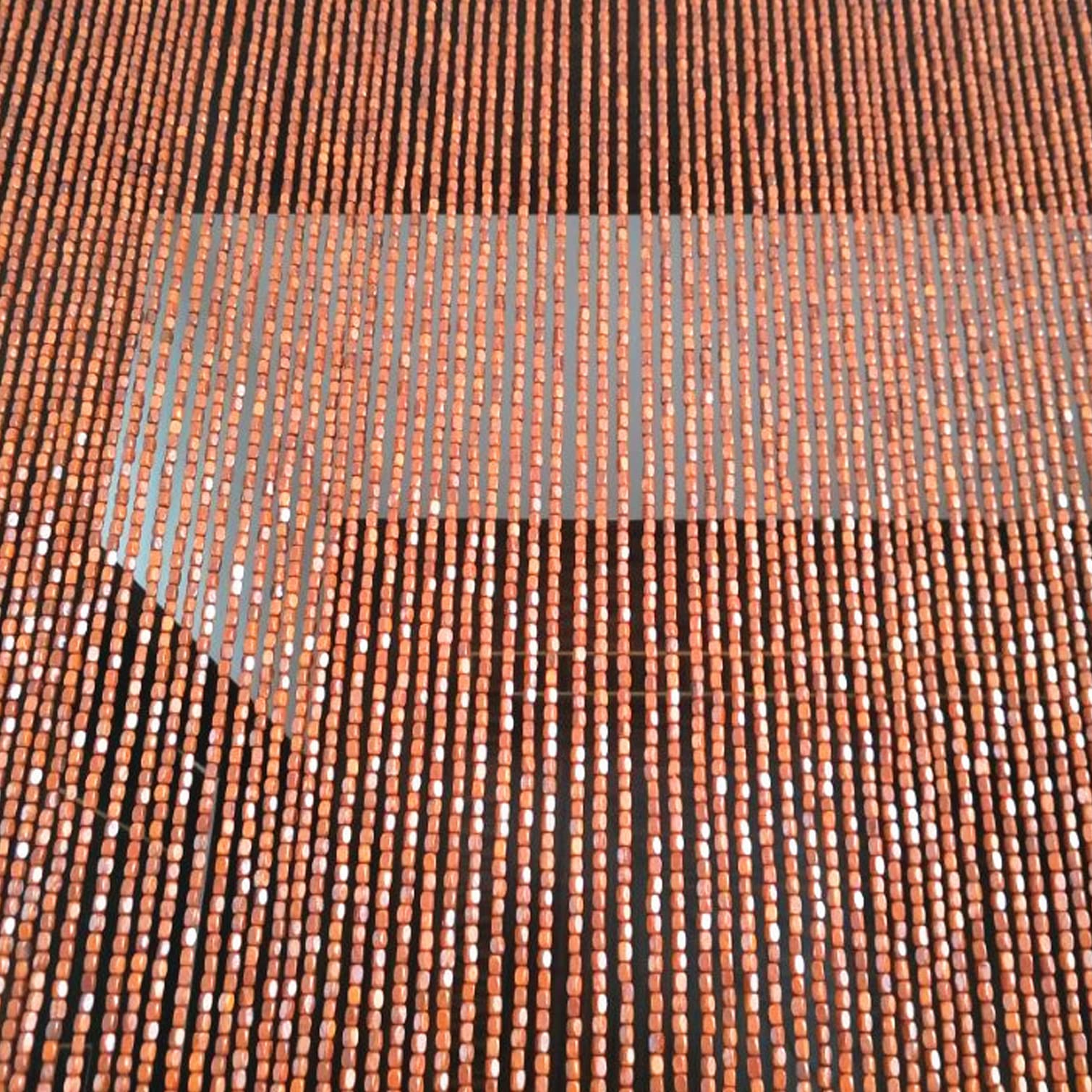 Rideau de Porte en Bambou Rideau de Perles en Bois,Rétro Rideau a Perles Diviseur Décoration Séparateur Panneau D'écran Intimité,pour Porte Entrée Salon Chambre,Personnalisé (70 shares-W70xH100cm)