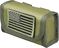 Vista 16 de IronSeals Tactical Outdoor 10 Round Shotgun Shell munición pistola bala Buttstock Recarga titular Molle bolsa para calibre 12 o 20