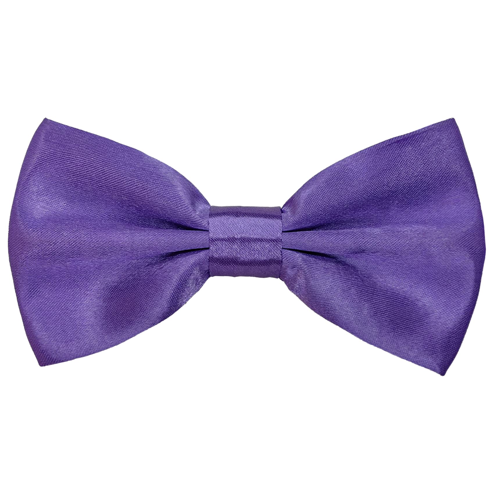 Ausuaya Women's Purple Men Pre-Tied Silk Formal Tuxedo Bow Tie, Teen Boy Classic Tux Bowtie For Wedding Valentine Party Large Necktie Gbmbt3 (Purple)