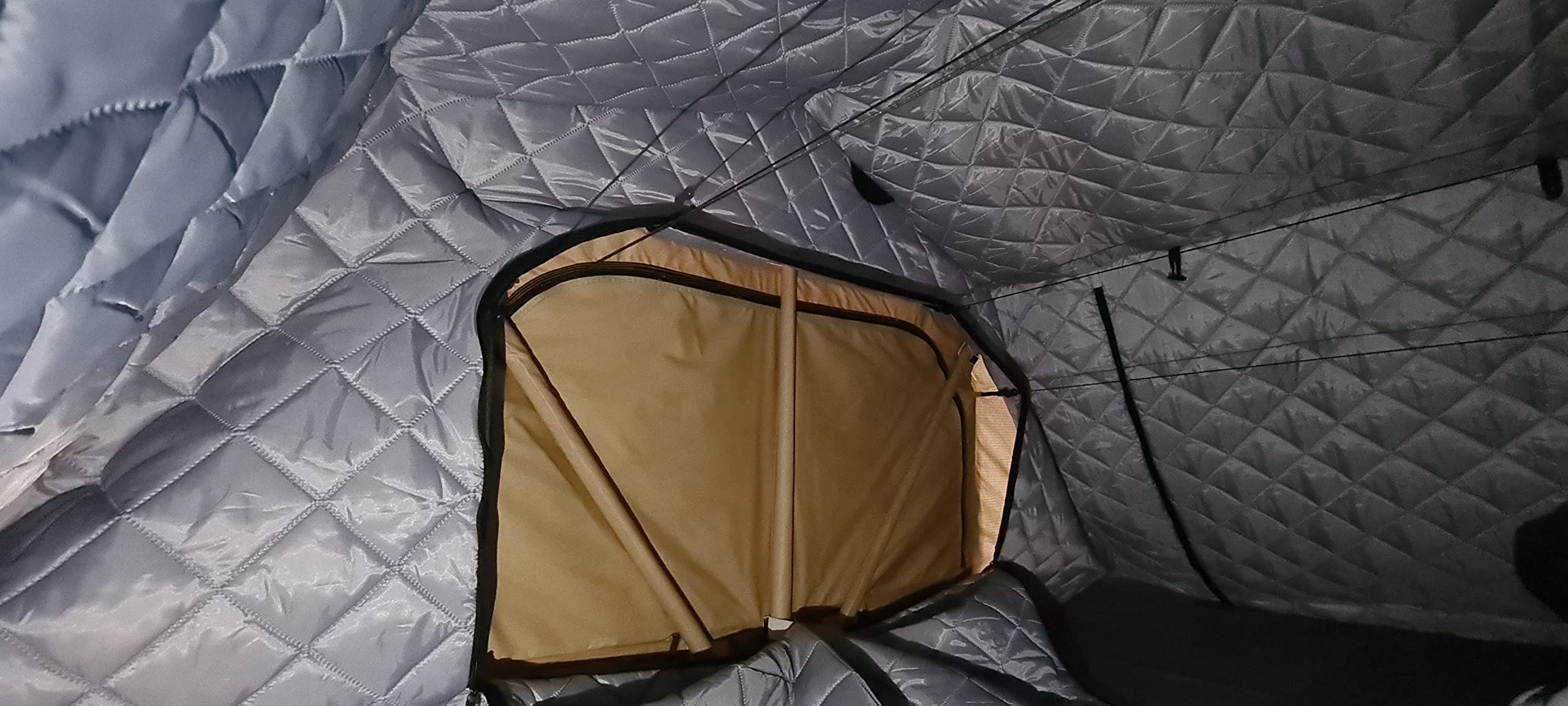 Adventure Xperience Thermo Innenzelt für 140 cm Softcover Dachzelte, Thermozelt universell Dachzelt Isolierung Sport & Freizeit