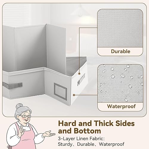 Miniatura 2 de GRANNY SAYS Paquete de 2 organizadores debajo de la cama, organizador debajo de la cama con tapa con cremallera para dormitorio, contenedores de