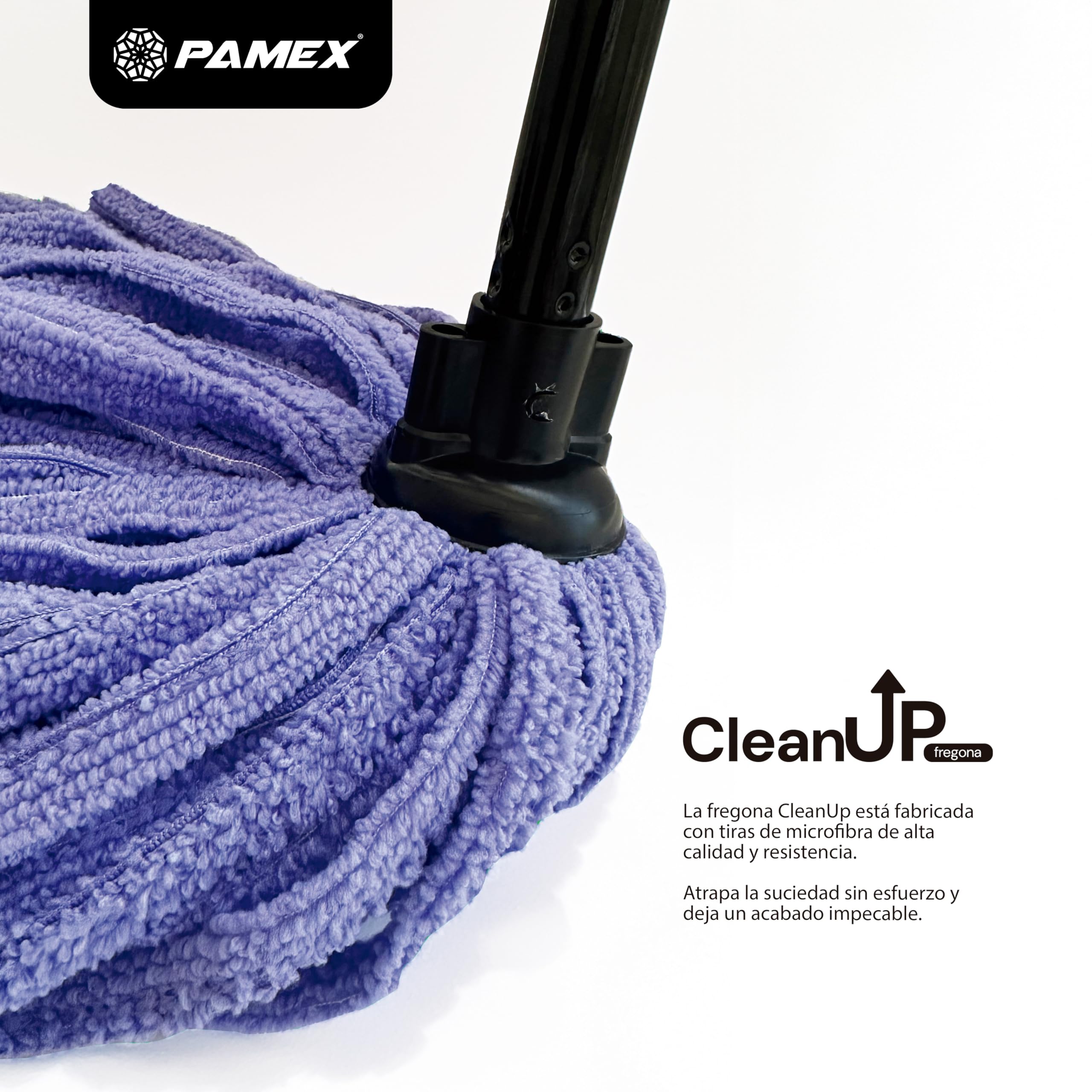 Pamex - Fregona Microfibra Cleanup - 24 Unidades