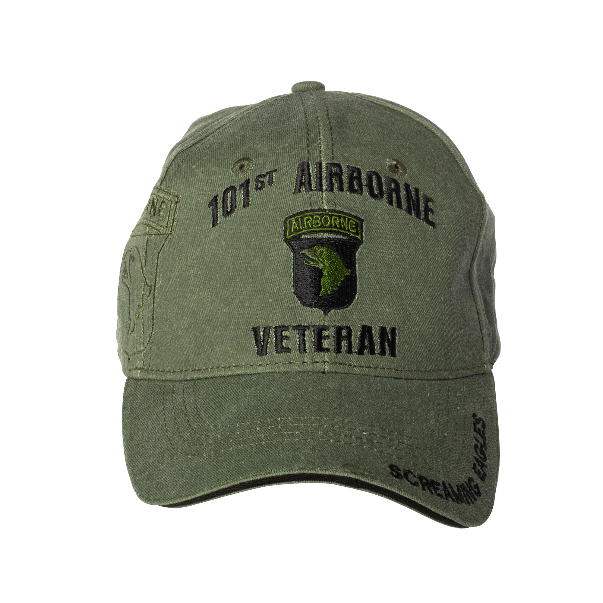 Artisan Owl Officially Licensed 101st Airborne Embroidered Baseball Cap 101st Airborne Veteran Screaming Eagles Baseball Cap