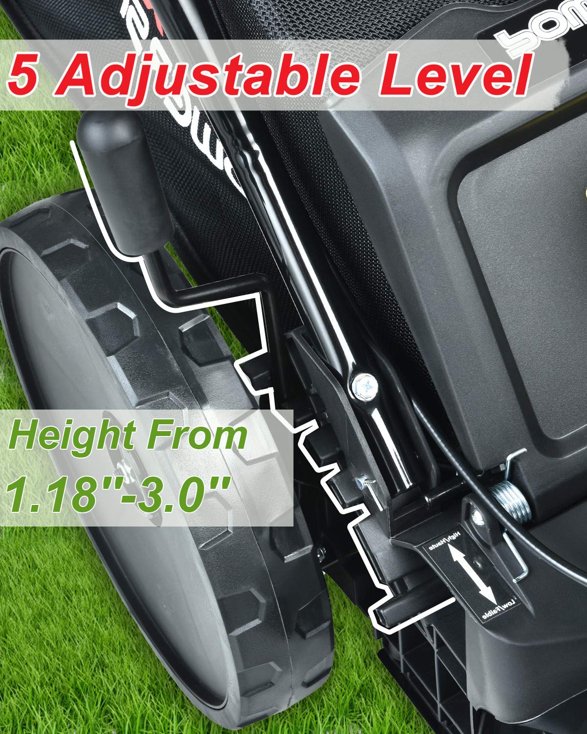 Buy PowerSmart Lawn Mower Gas Powered, 21inch & 170CC Gas Lawn Mower