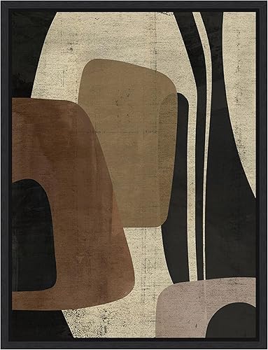 Miniatura 8 de Amanti Art Framed Canvas Wall Art 42x32 Retro Form Collage II by Victoria Barnes, Framed Wall Art Canvas, Abstract Artwork, Modern Decor, Oversize