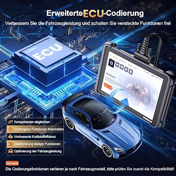 ThinkScan 689 OBD2 Diagnostic Tool Car with 34 Reset Function + Full System Diagnostic Reader Car for Active Testing/Advanced ECU Coding / BI Directional Control