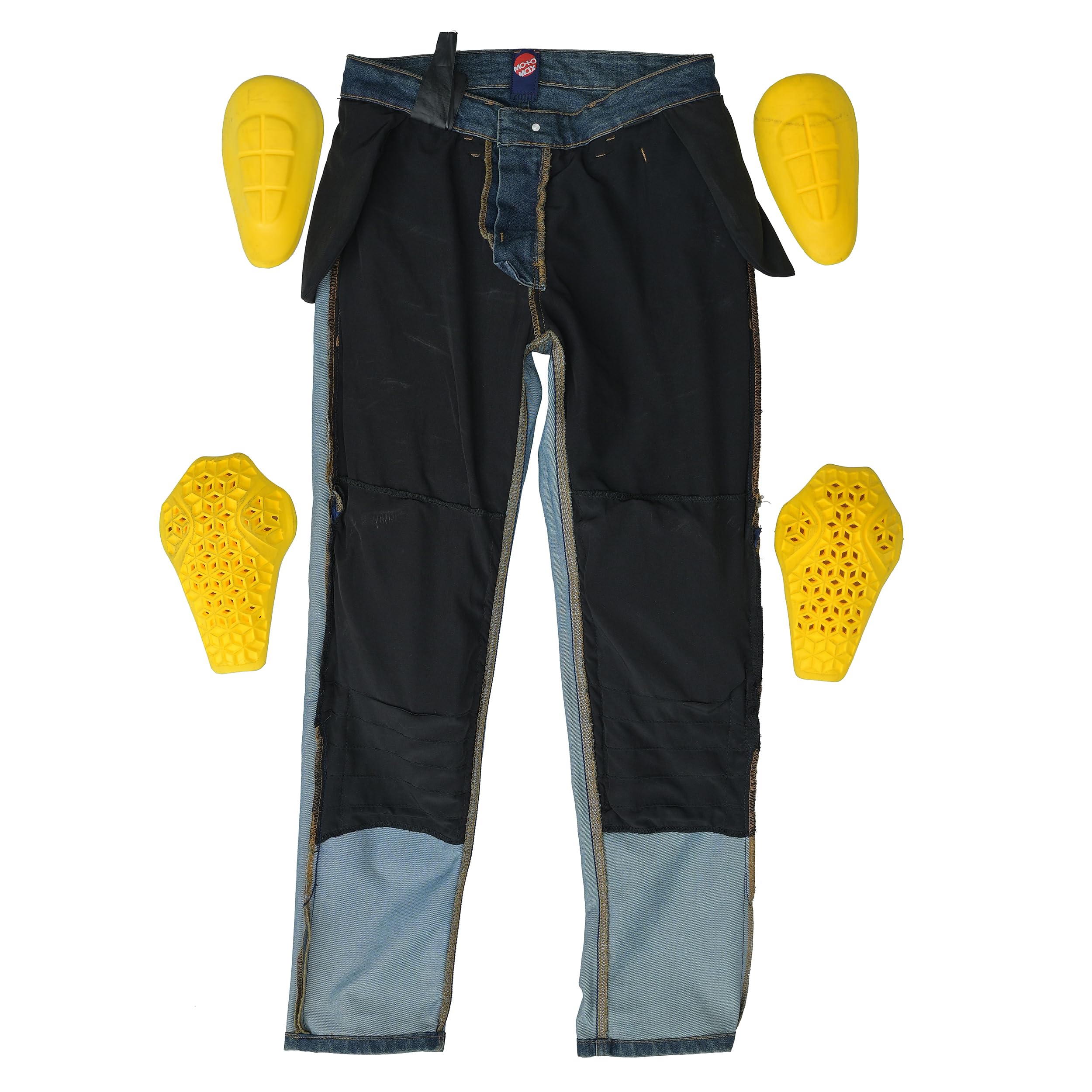 Pantaloni da Moto da Uomo in Denim da Moto, Pantaloni da Moto Urbani, Pantaloni Casual con Protezioni Rimovibili