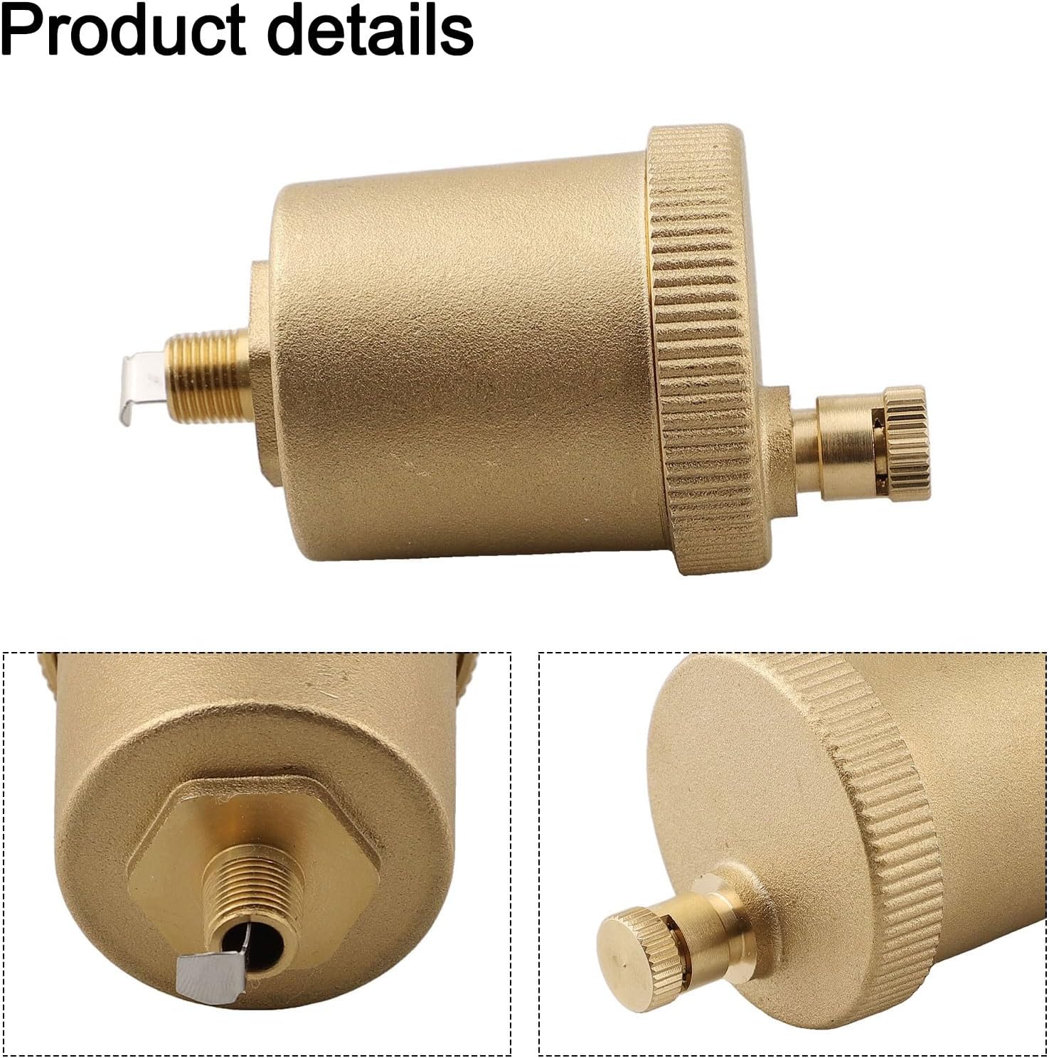 ZH-G1/8 1/8 Inch Automatic Air Vent Valve Bleed For Hot Water Radiators Direct Exhaust