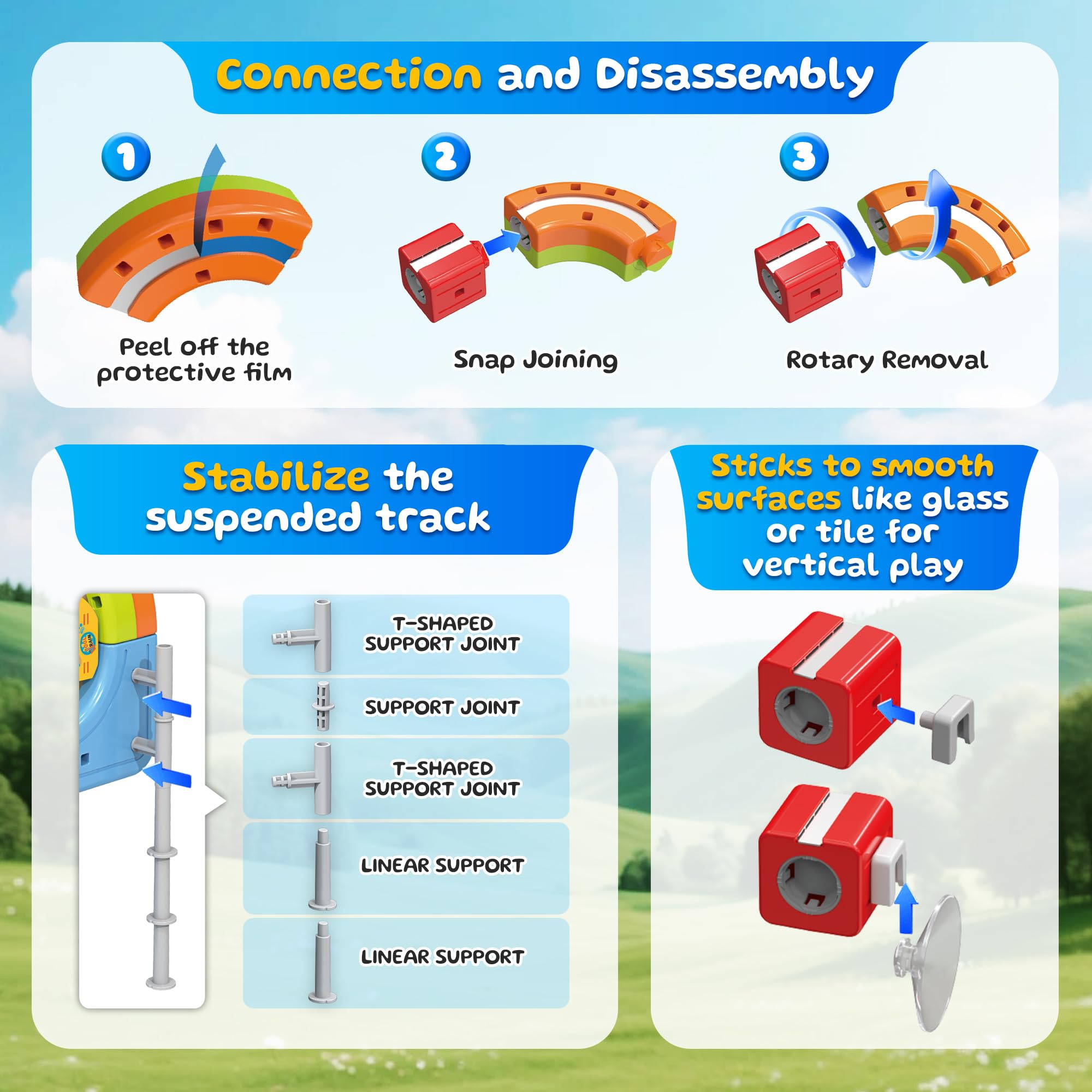 Juego de tren eléctrico para niños, 141 piezas (92 pistas + 2 coches), juego de tren magnético para niños pequeños, juguetes STEM, regalos de cumpleaños para niños de 3 a 12 años, kits de pista