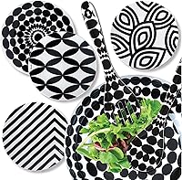 Vista 3 de French Bull Juego de 2 piezas de servidor de ensalada, vajilla de melamina, 13 pulgadas, para exteriores, fiestas, utensilios - Foli