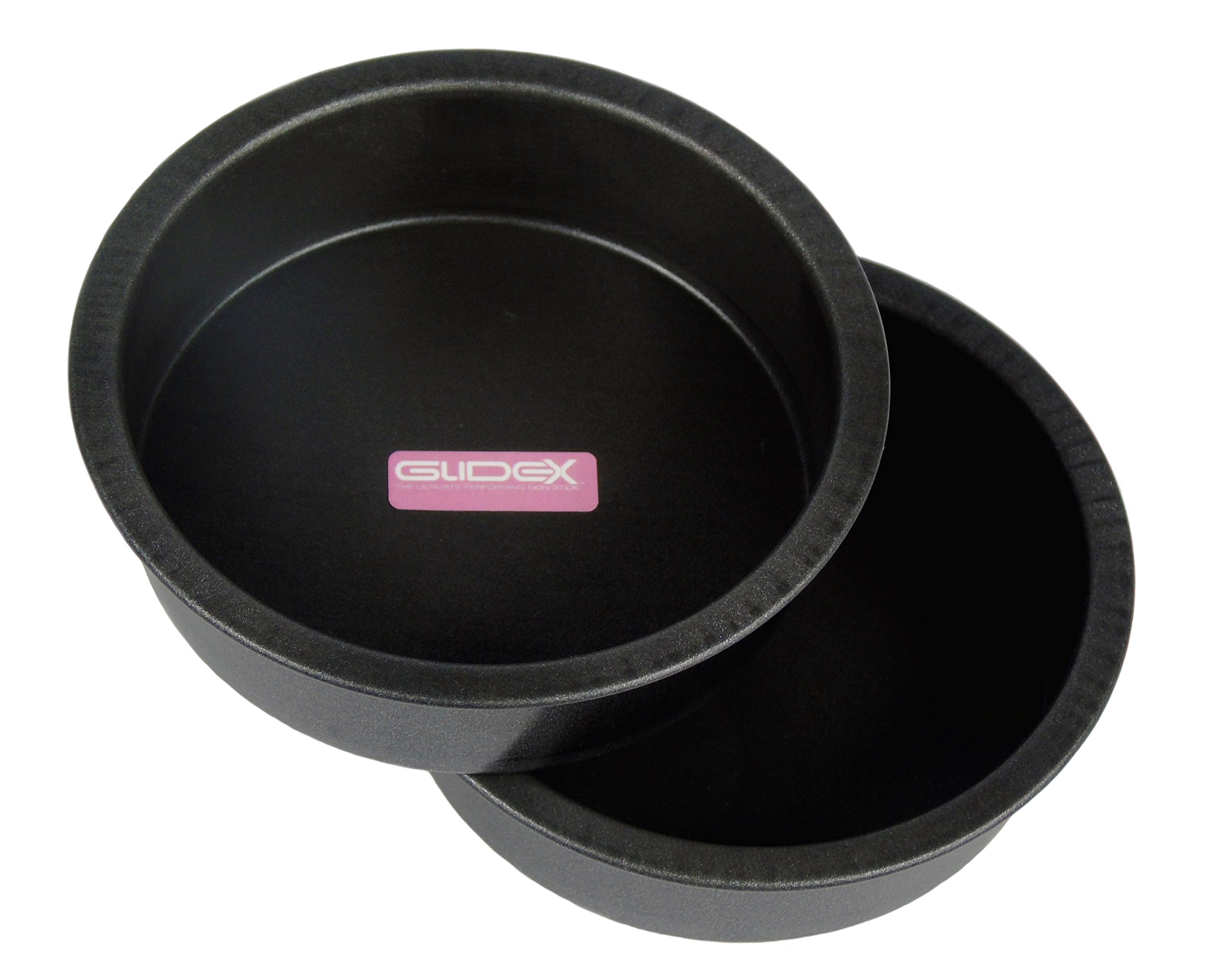 GlideX™ Professional Set of 2 Non Stick 4.5 Inch/ 11.5cm Traditional Round Pie Tins by House of Henley