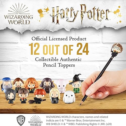 Miniatura 2 de Harry Potter Pencil Toppers, Gifts, Toys, Collectibles  Set of 12 Harry Potter Figures for Writing, Party Decor Ron Weasley, Hermione Granger, Sybil