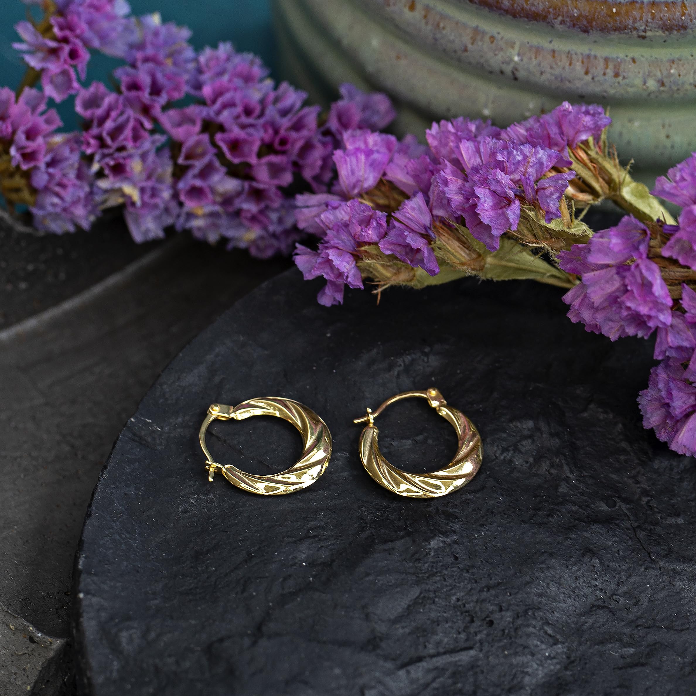 Carissima Pendientes de aro – Oro amarillo de 18 quilates – 7.53.3799, Oro amarillo de mujer