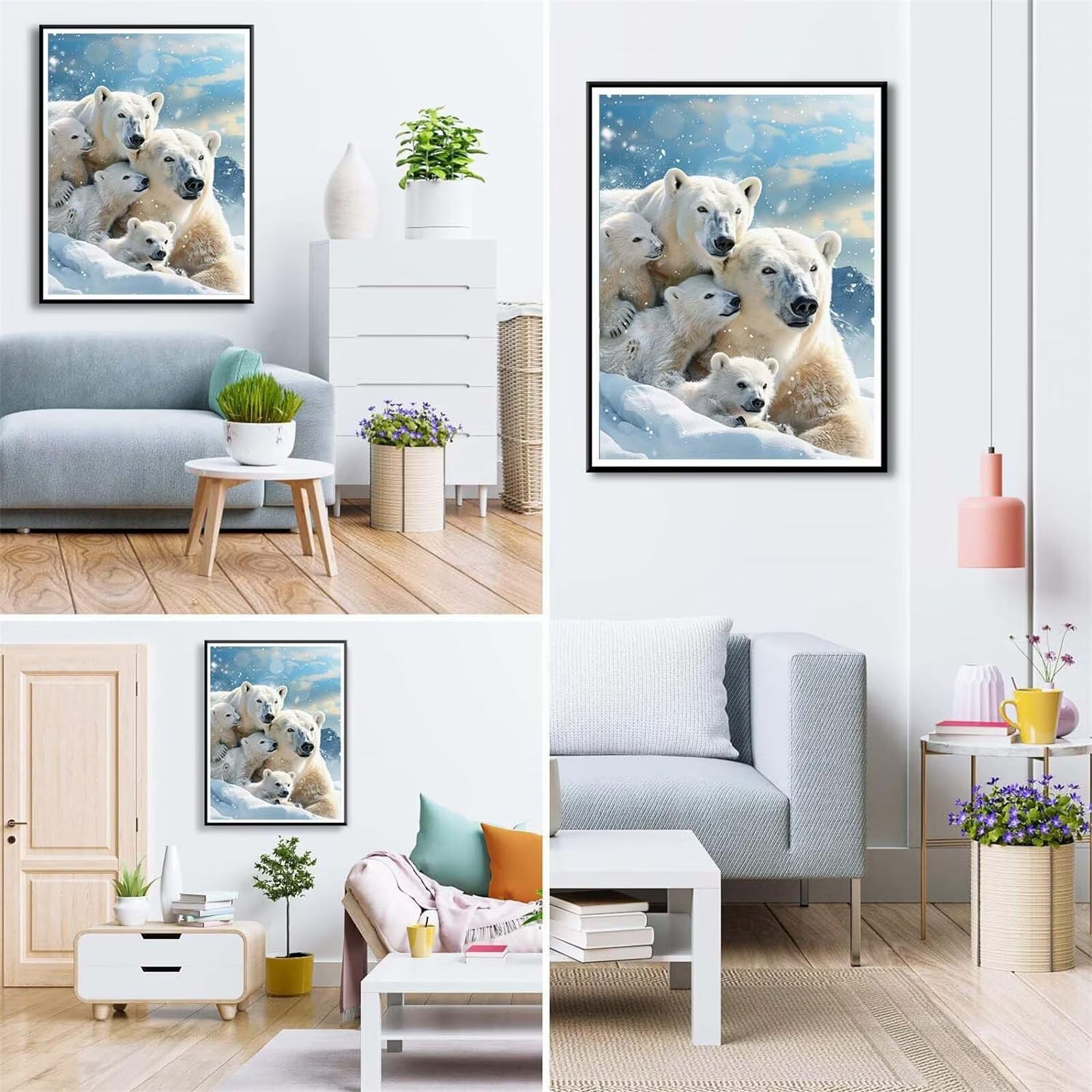 5D Diamond Painting 50x70cm - DIY Diamantbild Landschaft Für Wanddekoration