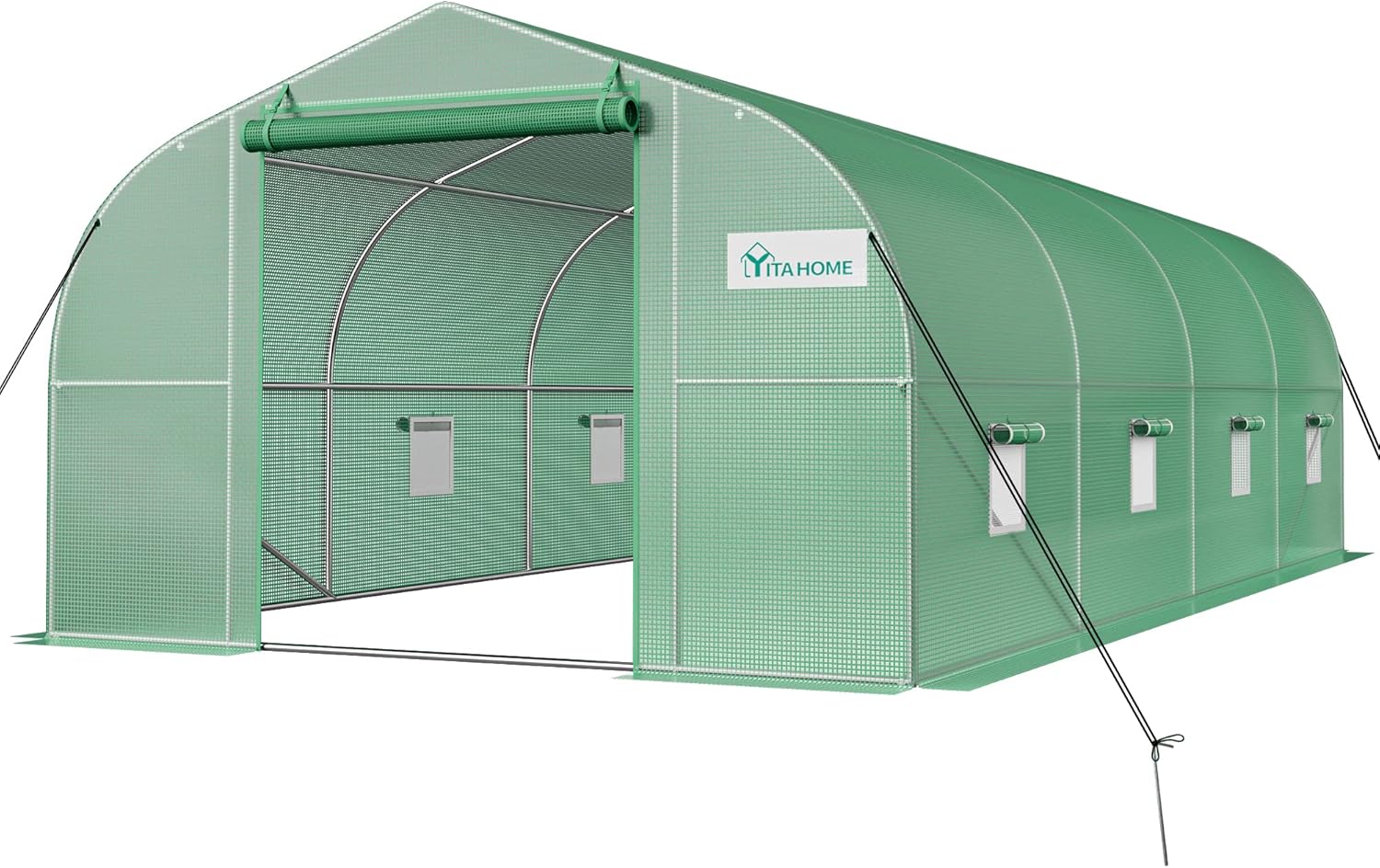 YITAHOME 20x10x6.5ft Greenhouse Large Heavy DutyOutdoor