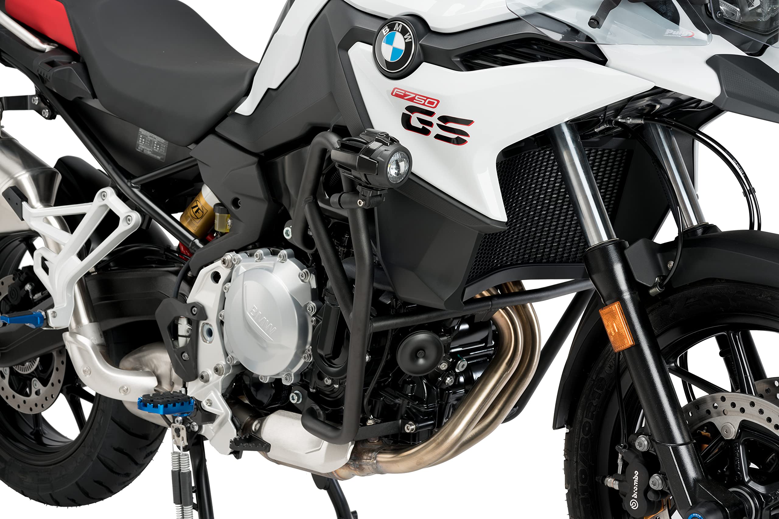 Puig 3489N Recambio - Caballetes de moto con componentes resistentes para mantenimiento y prolongación de la vida útil, Negro