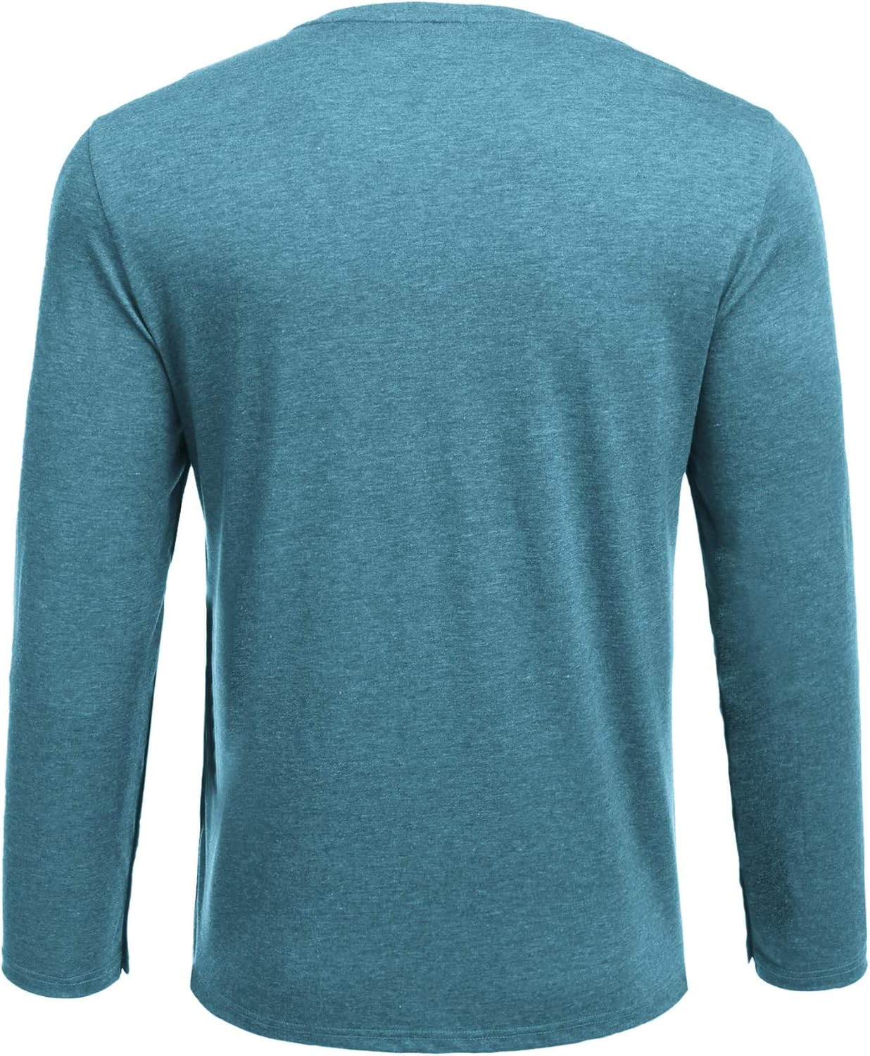 Deyeek Men's Post Shoulder Surgery Recovery Shirts Full Tear Away Long Sleeve Snap Chemo Port Access Shirt - Image 6