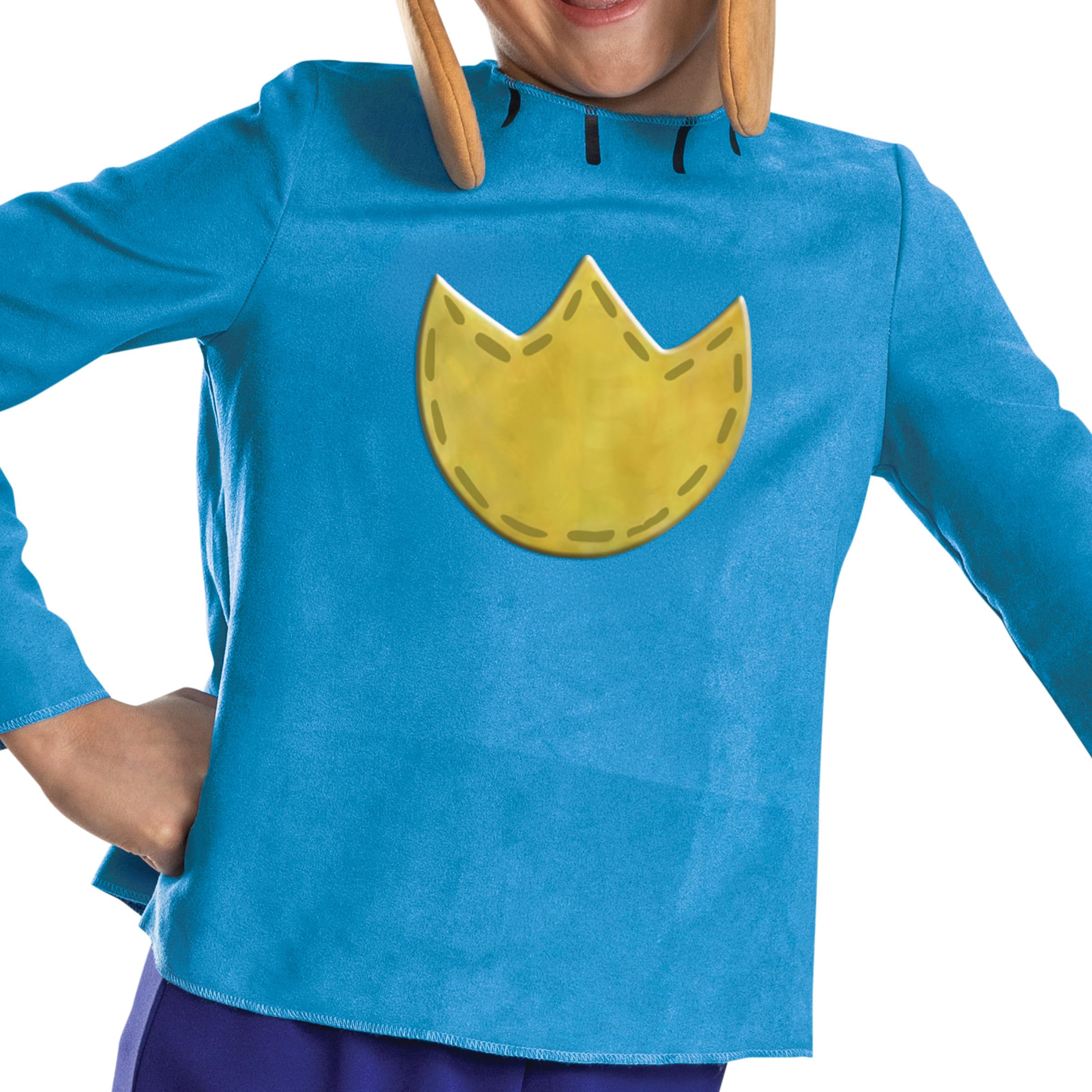 Disguise Costume da uomo per bambini, costume ufficiale del film Dog Man, con cappello e orecchie