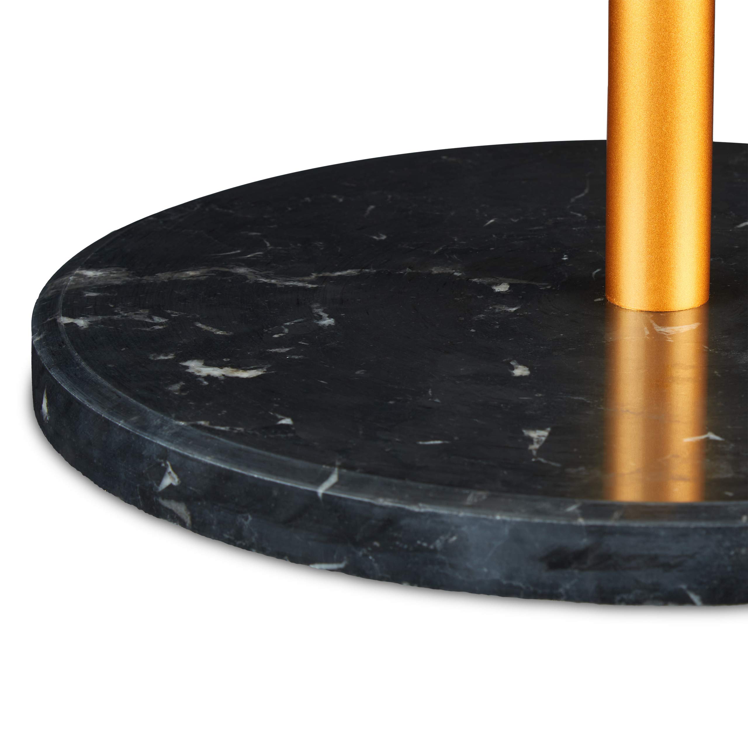 Relaxdays Appendiabiti da Terra a Stelo, H x D: 172 x 29 cm, Stand Attaccapanni con 5 Ganci, Omino Autoportante, Nero